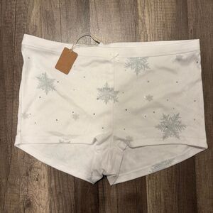 Brand New With Tags Skims Rhinestone Henley Shorts